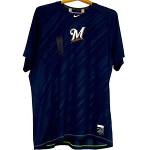NWT Men’s Nike Milwaukee Brewers dri-fit shirt